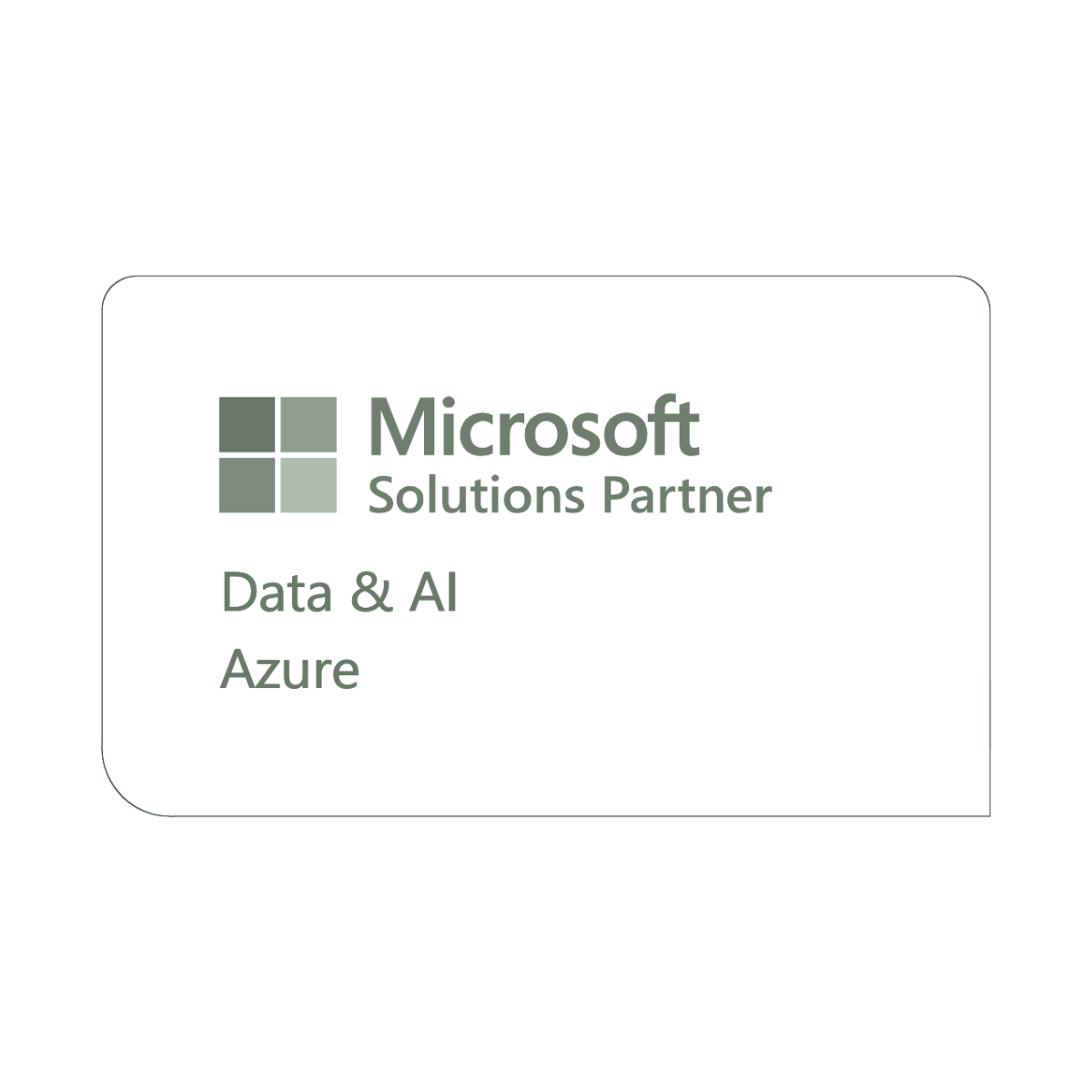 Microsoft Solutions Partner data and AI Azure